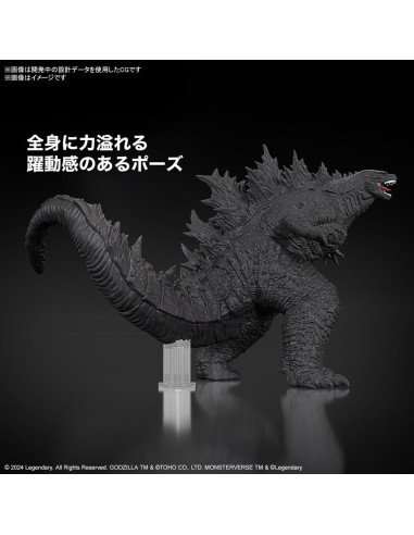 Kit de Modelo Godzilla 2024 Bandai Hobby 25.4x17.8x22.9 cm