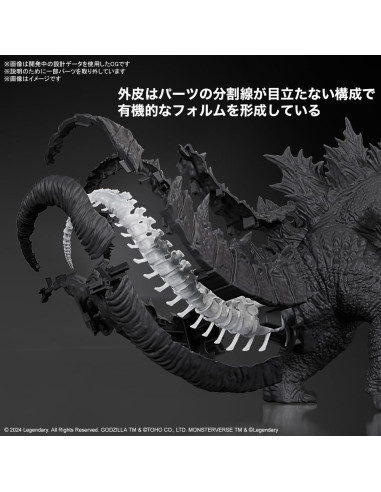 Kit de Modelo Godzilla 2024 Bandai Hobby 25.4x17.8x22.9 cm