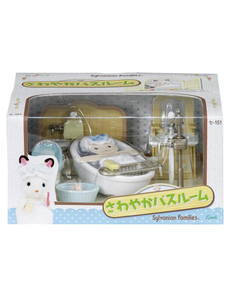 Conjunto de Baño Sylvanian Families Epoch 23820-7 Muebles Conjunto de Baño Sylvanian Families Epoch 23820-7 Muebles