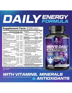 Multivitamina para Hombres Nature's Nutrition 60 Cápsulas 2