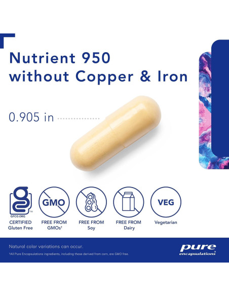Suplemento Multivitamínico Hipoalergénico Pure Encapsulations 90 Cápsulas Suplemento Multivitamínico Hipoalergénico Pure Encapsulations 90 Cápsulas