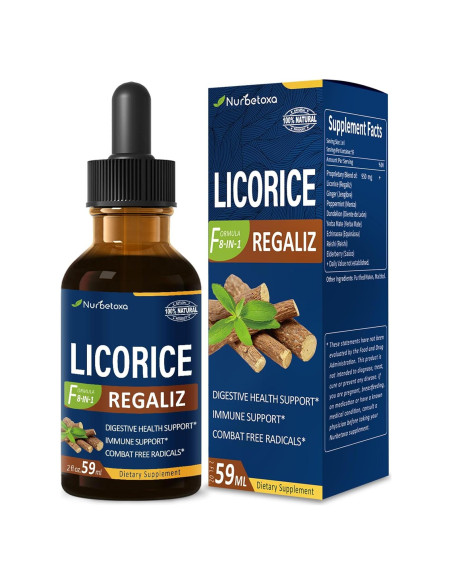 Extracto de Regaliz 59.15 ml - Suplemento Digestivo Natural Extracto de Regaliz 59.15 ml - Suplemento Digestivo Natural