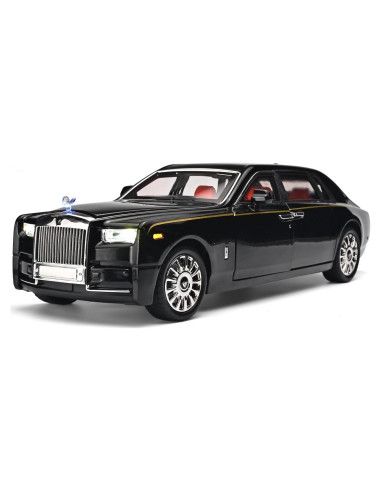 Coche de Juguete de Metal Fundido OANMYJJO 1:18 con Luz y Sonido