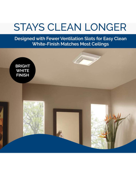 Rejilla Iluminada LED Broan-NuTone FG600S para Baño Rejilla Iluminada LED Broan-NuTone FG600S para Baño