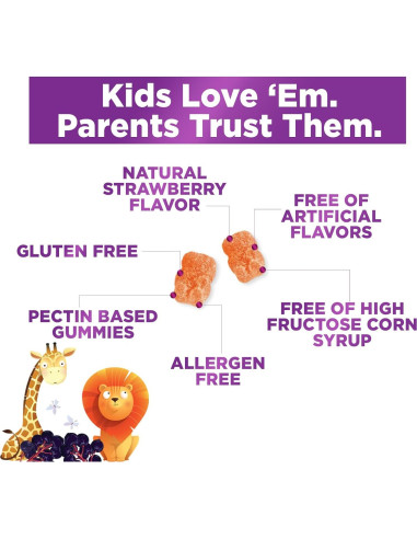 Multivitamina Gominolas Niños Nature's Nutrition 60 Unidades