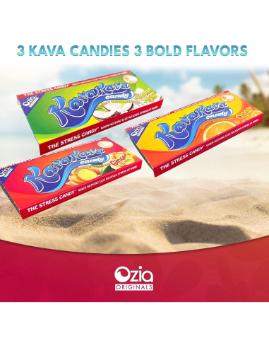 Caramelos Kava Kava Ozia Originals - 32 Caramelos Jengibre Menta
