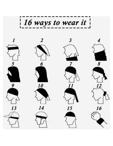 Gorro Hijab Elástico Yeieeo para Mujeres - 4 Piezas Transpirables