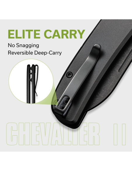 Cuchillo Plegable CIVIVI Chevalier II 8.81 cm Aluminio Negro Cuchillo Plegable CIVIVI Chevalier II 8.81 cm Aluminio Negro