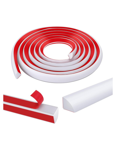 Moldura Flexible Redonda 299.72 cm TPE Autoadhesiva Moonoom Moldura Flexible Redonda 299.72 cm TPE Autoadhesiva Moonoom