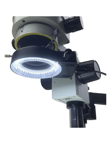 Luz de Anillo LED Gringoo 64 LED Ajustable para Microscopio Luz de Anillo LED Gringoo 64 LED Ajustable para Microscopio