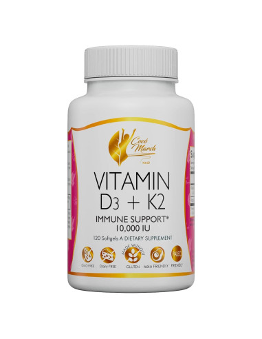 Cocó March N.M.D Vitamina D3+K2 10,000 UI 250 mcg 180 mcg