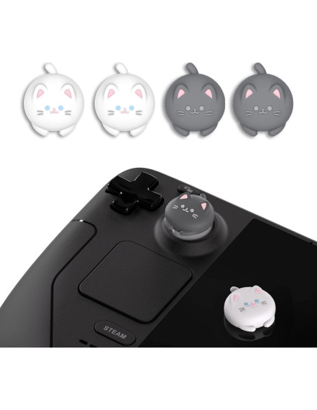 Tapas de Agarre para Pulgares PlayVital Gatito Bonito Tapas de Agarre para Pulgares PlayVital Gatito Bonito