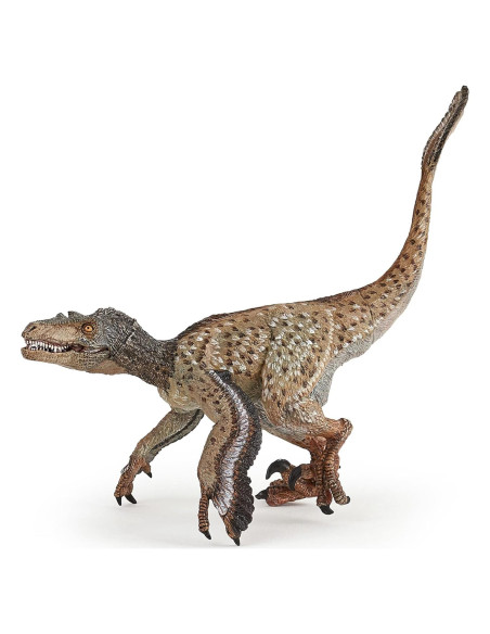 Figura Velociraptor Plumoso Papo - 18.14g - Pintada a Mano Figura Velociraptor Plumoso Papo - 18.14g - Pintada a Mano