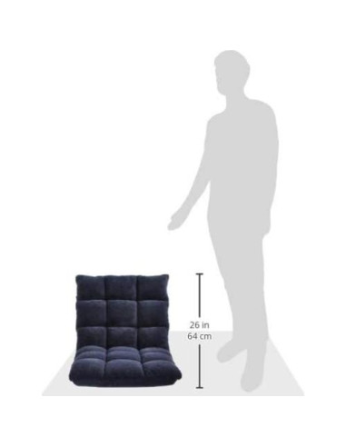 Silla de Suelo Ajustable Amazon Basics Espuma Viscoelástica
