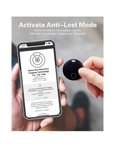 Rastreador Bluetooth Reyke HB02, Paquete de 4, Impermeable IP67