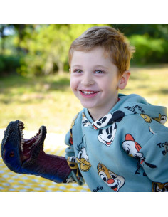 Títere de Mano Dinosaurio Velociraptor Gemini 26.9x21.1cm 2