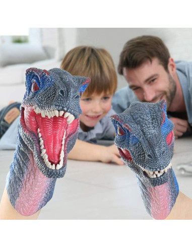 Títere de Mano Dinosaurio Velociraptor Gemini 26.9x21.1cm