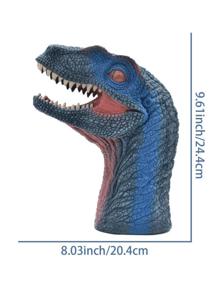 Títere de Mano Dinosaurio Velociraptor Gemini 26.9x21.1cm Títere de Mano Dinosaurio Velociraptor Gemini 26.9x21.1cm