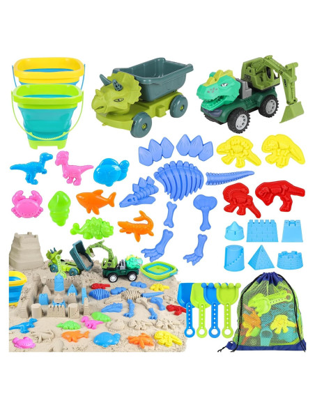 Juego de Juguetes de Playa FUSPWEAO 36 Piezas para Niños Juego de Juguetes de Playa FUSPWEAO 36 Piezas para Niños
