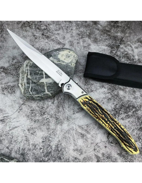 Cuchillo Plegable Grande Geegift 30.48 cm Acero Inoxidable Cuchillo Plegable Grande Geegift 30.48 cm Acero Inoxidable