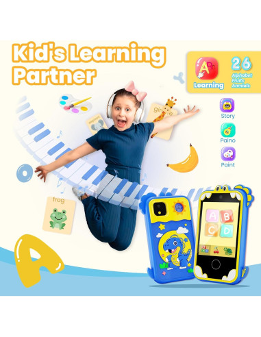 Teléfono Inteligente para Niños Windpaint 2.8" Azul