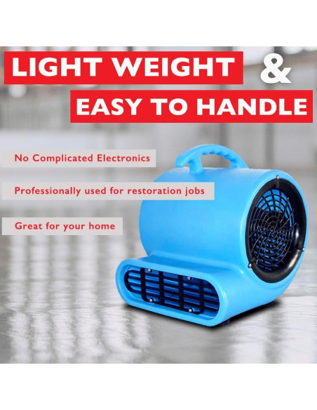 Ventilador de Piso BloTek 1/2hp 2800 CFM Azul Ventilador de Piso BloTek 1/2hp 2800 CFM Azul