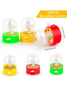 Mini Juegos de Baloncesto 28pcs Waenerec para Niños 6x4.4cm 2