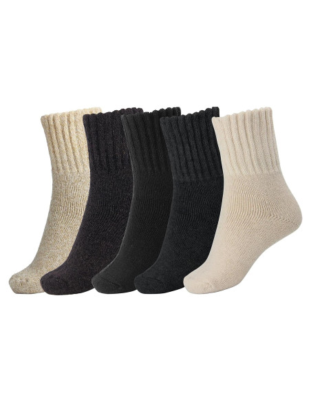 Calcetines de Bota BomKinta para Mujeres - 5 Pares Cálidos Calcetines de Bota BomKinta para Mujeres - 5 Pares Cálidos