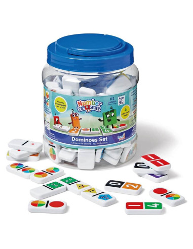 Juego de Dominó Numberblocks hand2mind - 112 Piezas Educativas