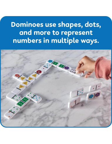 Juego de Dominó Numberblocks hand2mind - 112 Piezas Educativas