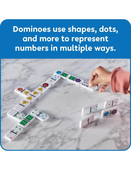 Juego de Dominó Numberblocks hand2mind - 112 Piezas Educativas Juego de Dominó Numberblocks hand2mind - 112 Piezas Educativas