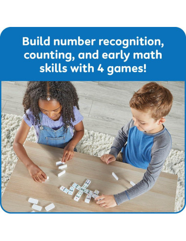 Juego de Dominó Numberblocks hand2mind - 112 Piezas Educativas