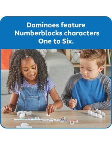 Juego de Dominó Numberblocks hand2mind - 112 Piezas Educativas