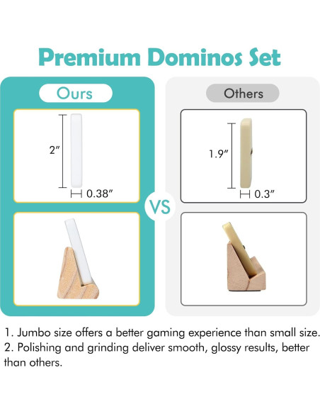 Juego de Dominó Doble 6 DAILYLIFE con Estuche y Soportes Juego de Dominó Doble 6 DAILYLIFE con Estuche y Soportes