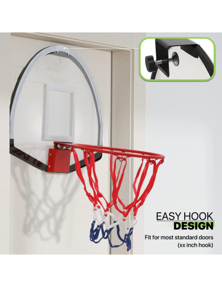 Aro de Baloncesto Mini Magshion 45.7x33cm para Puerta Aro de Baloncesto Mini Magshion 45.7x33cm para Puerta