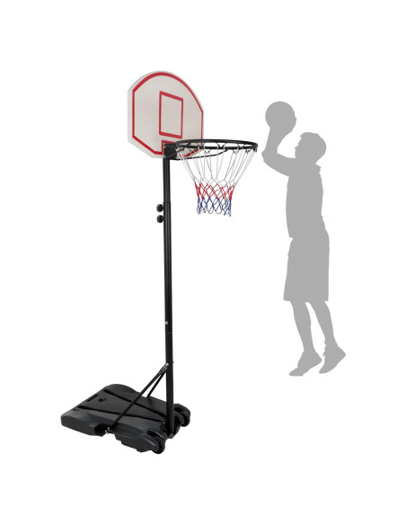 Aro de Baloncesto Portátil Epetlover Ajustable 1.65m-2.13m Aro de Baloncesto Portátil Epetlover Ajustable 1.65m-2.13m