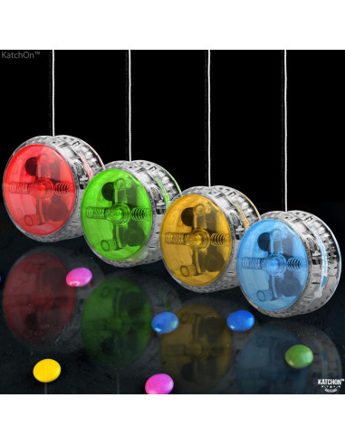 Yoyos Iluminados KatchOn - Paquete de 24 para Fiestas