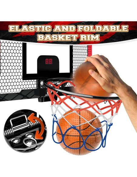 Aro de Baloncesto Mini BIWASE 1120-1 con Marcador Electrónico Aro de Baloncesto Mini BIWASE 1120-1 con Marcador Electrónico