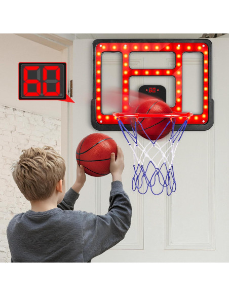 Aro de Baloncesto GMAOPHY Ajustable 1.07m a 1.88m con Marcador LED Aro de Baloncesto GMAOPHY Ajustable 1.07m a 1.88m con Marcador LED