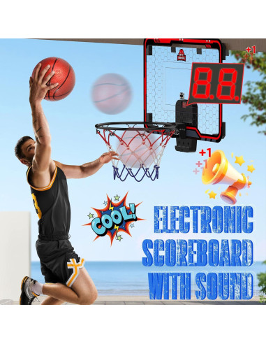 Aro de Baloncesto Interior HopeRock 61x41 cm con Marcador