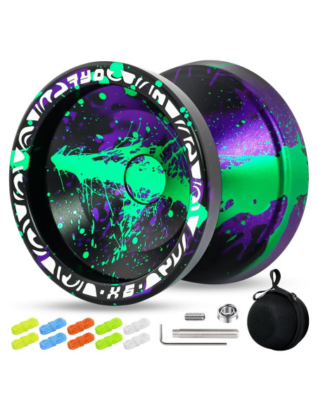 Yoyo Profesional Wabesmanis X6 Doble Función con Kit Completo Yoyo Profesional Wabesmanis X6 Doble Función con Kit Completo