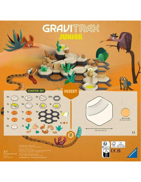 Set de Inicio GraviTrax Junior Ravensburger - Mi Desierto - 58 Piezas Set de Inicio GraviTrax Junior Ravensburger - Mi Desierto - 58 Piezas