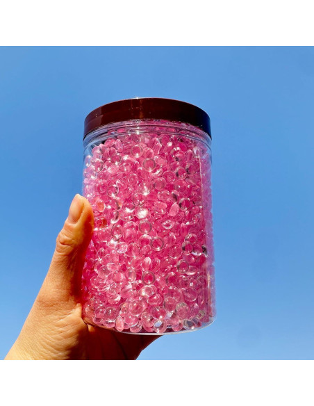3500 Perlas Planas de Acrílico Rosa Claro para Decoración 3500 Perlas Planas de Acrílico Rosa Claro para Decoración