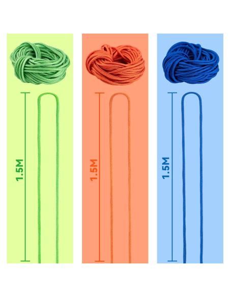 Cuerdas de Diábolo MAGICYOYO 12 Piezas 1.5m Nylon Coloridas Cuerdas de Diábolo MAGICYOYO 12 Piezas 1.5m Nylon Coloridas