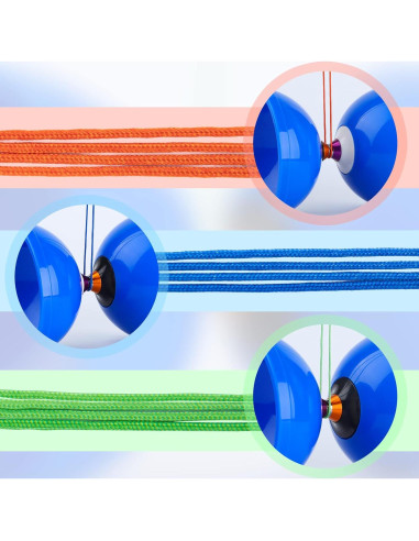 Cuerdas de Diábolo MAGICYOYO 12 Piezas 1.5m Nylon Coloridas