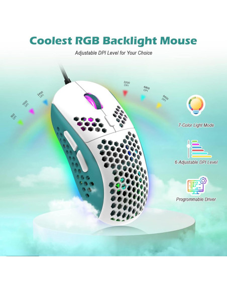 Teclado Mecánico ZIYOU LANG RK-T8 68 Teclas RGB Verde Teclado Mecánico ZIYOU LANG RK-T8 68 Teclas RGB Verde