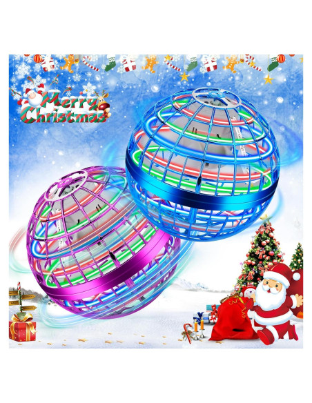 Bola Voladora Mágica JOYGIFT con Luces RGB - Paquete de 2 Bola Voladora Mágica JOYGIFT con Luces RGB - Paquete de 2