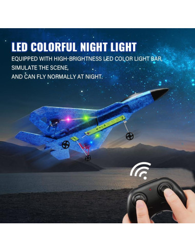 Avión RC RoofWorld F-22 Raptor 32cm Control Remoto