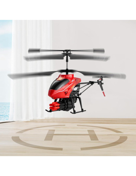 Helicóptero RC VEVOR V398-C 2.4GHz con Luces LED y Modo de Disparo Helicóptero RC VEVOR V398-C 2.4GHz con Luces LED y Modo de Disparo