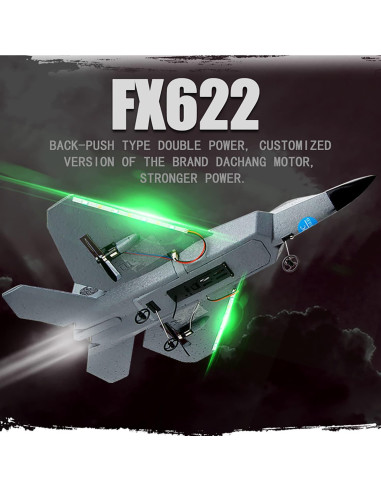 Avión RC Control Remoto OTSTOY Jet F22 250mm 2.4GHz
